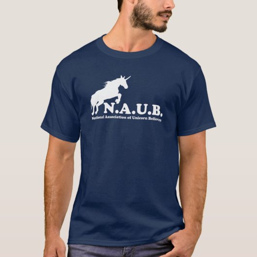 N.A.U.B. Unicorn Believers T-shirt (Voorkant)