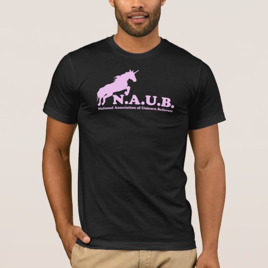 N.A.U.B. Unicorn Believers T-shirt (Voorkant)