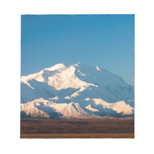 N.A., VS, Alaska. Mt. McKinley in Denali Notitieblok