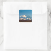 N.A., VS, Alaska.  Mt. McKinley in Denali Vierkante Sticker (Tas)