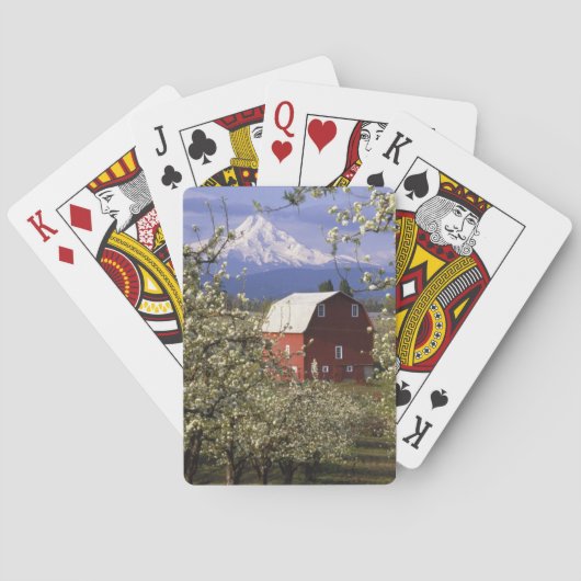 N.A., VS, Oregon, Hood River County. Rood Pokerkaarten (Achterkant)