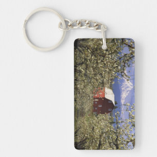 N.A., VS, Oregon, Hood River County. Rood Sleutelhanger
