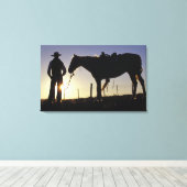 N.A., VS, Oregon, Seneca, Ponderosa Ranch, Canvas Afdruk (Insitu (Houten vloer))