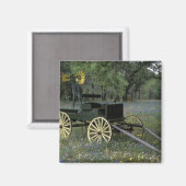 N.A., VS, Texas, Devine, Oude wagen en Magneet (Voorkant / Achterkant)