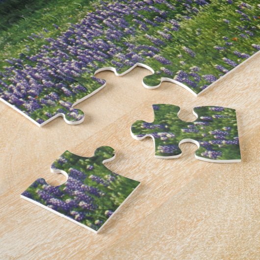 N.A, VS, Texas, Lake Buchanan, Eiken en Blauwe mut Legpuzzel (Zijkant)