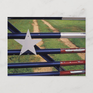 N.A., VS, Texas, Lake Buchanan, vlag van Texas Briefkaart
