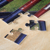 N.A., VS, Texas, Lake Buchanan, vlag van Texas Legpuzzel (Zijkant)