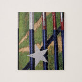 N.A., VS, Texas, Lake Buchanan, vlag van Texas Legpuzzel (Verticaal)