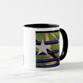 N.A., VS, Texas, Lake Buchanan, vlag van Texas Mok (Voorkant rechts)