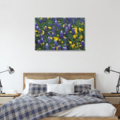 N.A, VS, Texas, Marble Falls, Blau Bonen Canvas Afdruk (Insitu (Slaapkamer))