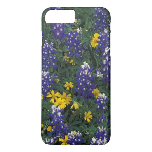 N.A., VS, Texas, marmer Herfsten, blauwe bont Case-Mate iPhone Case (Achterkant)