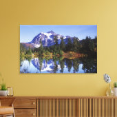 N.A., VS, Washington, Mt. Baker & Snoqualmie Canvas Afdruk (Insitu (Woonkamer))
