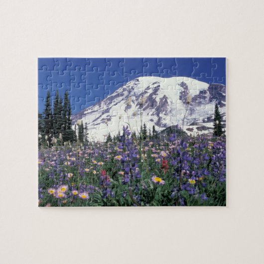 N.A., VS, Washington Mt. Rainier en Legpuzzel (Horizontaal)