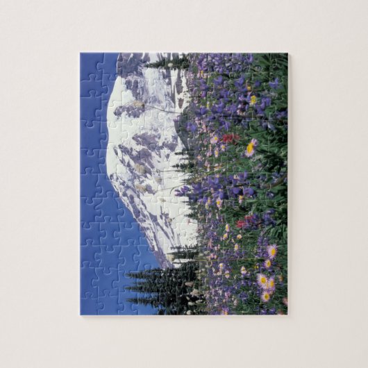 N.A., VS, Washington Mt. Rainier en Legpuzzel (Verticaal)