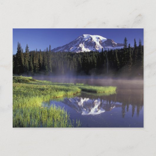 N.A., VS, Washington, Mt. Rainier Nationaal 5 Briefkaart (Voorkant)