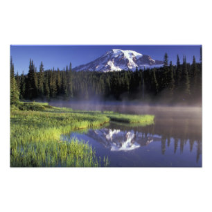 N.A., VS, Washington, Mt. Rainier Nationaal 5 Foto Afdruk