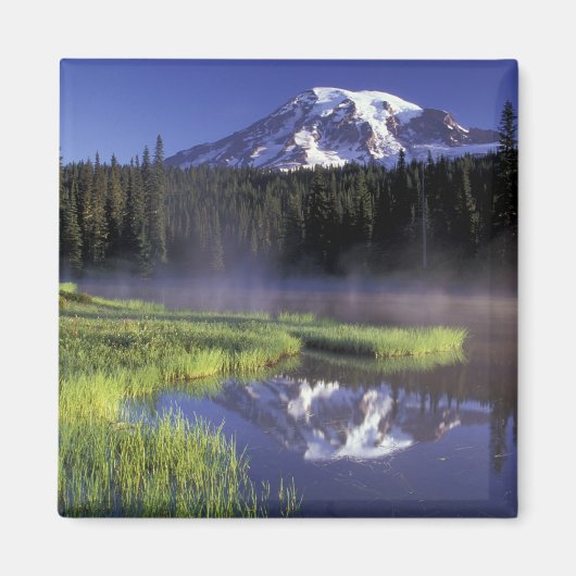 N.A., VS, Washington, Mt. Rainier Nationaal 5 Magneet (Voorkant)