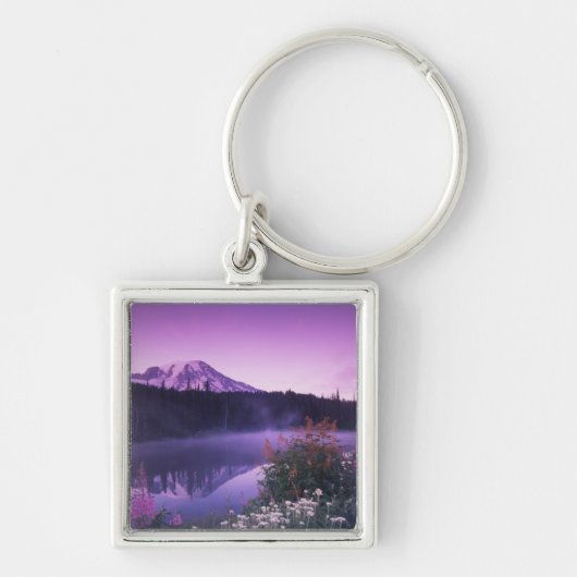 N.A., VS, Washington, Mt. Rainier Nationaal Sleutelhanger (Voorkant)