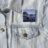 N.A., VS, Washington, Olympic National Park, 3 Vierkante Button 5,1 Cm (In situ)