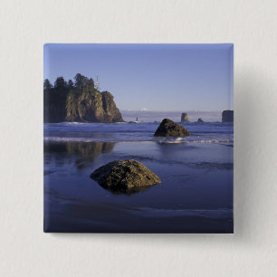 N.A., VS, Washington, Olympic National Park, 3 Vierkante Button 5,1 Cm