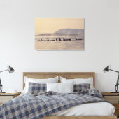 N.A., VS, Washington, San Juan-eilanden Orka Canvas Afdruk (Insitu (Slaapkamer))