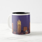 N.A., VS, Washington, Seattle Seattle skyline Tweekleurige Koffiemok (Voorkant links)
