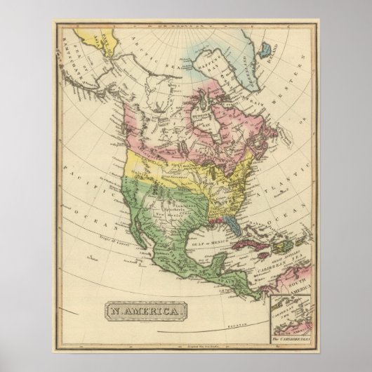 N Amerika 2 Poster (Voorkant)