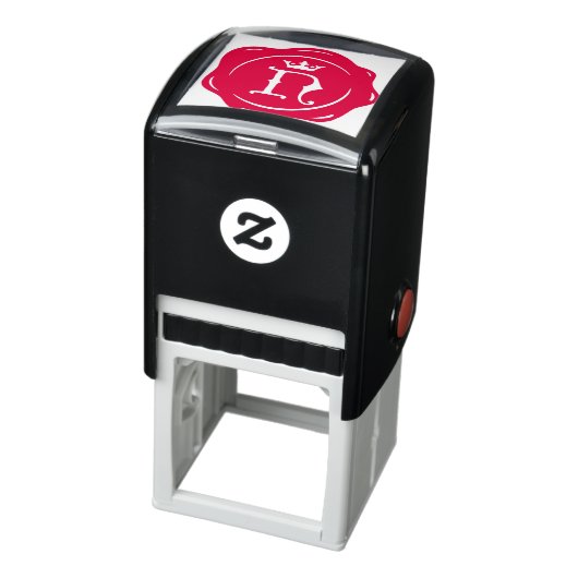 N - Antiek Wax Seal Gotische Kroon Initiaal Letter Zelfinktende Stempel (Product)