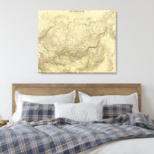 N Asia Canvas Afdruk (Insitu (Slaapkamer))