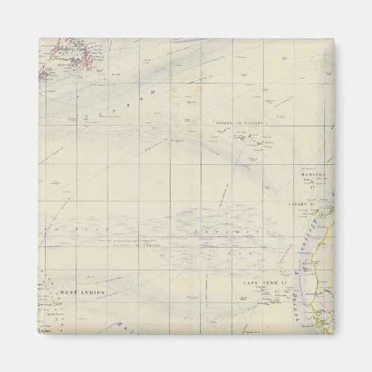 N Atlantische Oceaan Magneet (Voorkant)