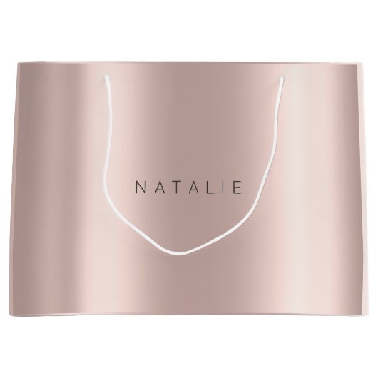 N.B. L I E Roos Gold Blush Parly Minimale Gift Groot Cadeauzakje (Voorkant)