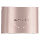 N.B. L I E Roos Gold Blush Parly Minimale Gift Groot Cadeauzakje (Achterkant)