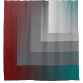 N - blauwgroen grauwe Bourgogne Douchegordijn (Voorkant)