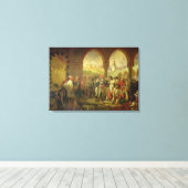 N. Bonaparte naar de in Canvas Afdruk (Insitu (Houten vloer))
