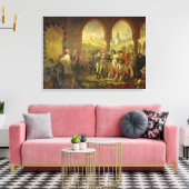 N. Bonaparte naar de in Canvas Afdruk (Insitu (Woonkamer))
