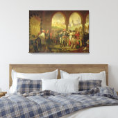 N. Bonaparte naar de in Canvas Afdruk (Insitu (Slaapkamer))