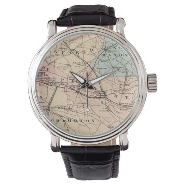 N Burlington County, NJ Horloge (Voorkant)