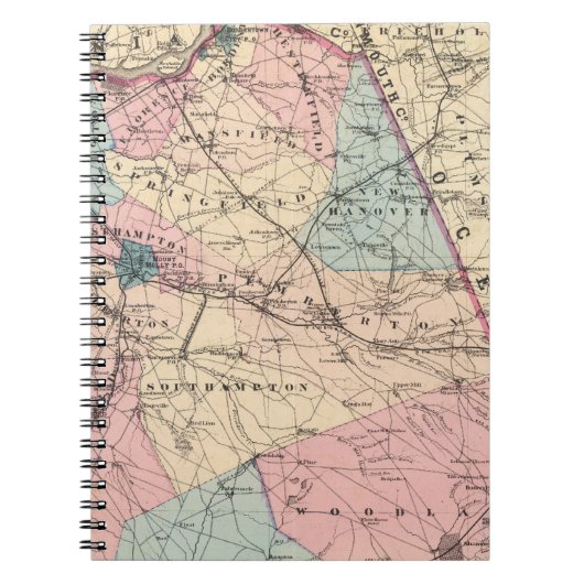 N Burlington County, NJ Notitieboek (Voorkant)