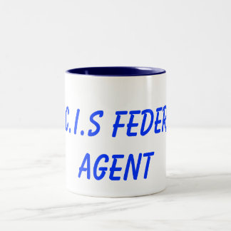 N.C.I.S. Federal Agent Tweekleurige Koffiemok