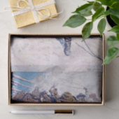 N C Western schilderen van Wyeth "Roping Wild Hors Tissuepapier (Geschenk)