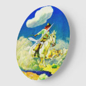 N. C. Wyeth cowboy Grote Klok (Hoek)