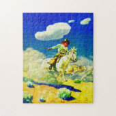 N. C. Wyeth cowboy Legpuzzel (Verticaal)