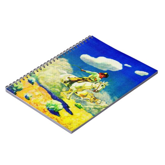 N. C. Wyeth cowboy Notitieboek (Linkerzijde)