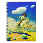 N. C. Wyeth cowboy Notitieboek (Voorkant)