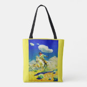 N. C. Wyeth cowboy print Tote Bag (Achterkant)