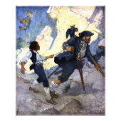 N. C. Wyeth Long John Silver en zijn Parrot Poster (Voorkant)