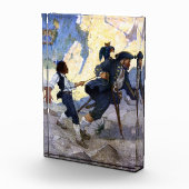 N. C. Wyeth Long John Silver en zijn Parrot Poster Fotoblokken (Rechts)