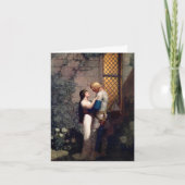 N.C. Wyeth Middeleeuwse Romantische Kunst Valentij Kaart (Voorkant)