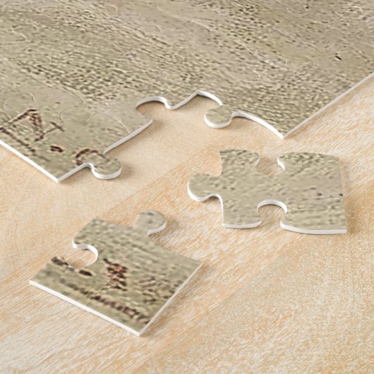 N C Wyeth Schilderij “The Rodeo” Legpuzzel (Zijkant)