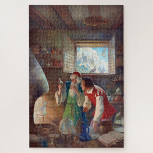 N.C. Wyeth The Alchemist Poster Legpuzzel